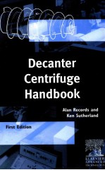 Decanter centrifuge handbook 1st edition