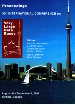 Proceedings of the Thirtieth International Conference on Very Large Data Bases Toronto