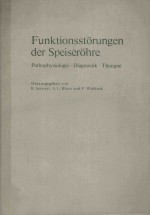 FUNKTIONSSTORUNGEN DER SPEISEROHRE  PATHOPHYSIOLOGIE DIAGNOSTIK THERAPIE