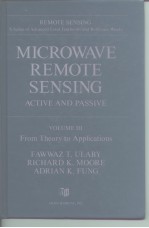 MICROWAVE REMOTE SENSING ACTIVE AND PASSIVE Volume Ⅲ