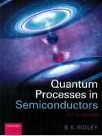 QUANTUM PROCESSES IN SEMICONDUCTORS  FIFTH EDITION