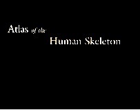 ATLAS OF THE HUMAN SKELETON