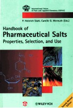 HANDBOOK OF PHARMACEUTICAL SALTS:PROPERTIES