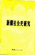 新疆社会史研究  18-19世纪  下