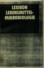 Lexikon lebensmittel- Mikrobiologie