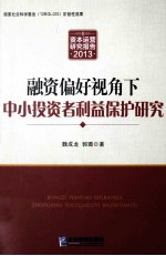 融资偏好视角下中小投资者利益保护研究