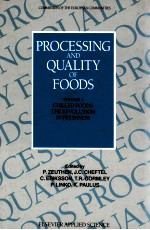 Processing and quality of foods. volume 3: high temperature/ short time processing