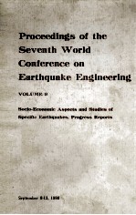 PROCEEDINGS OF THE SEVENTH WORLD CONFERENCE ON EARTHQUAKE ENGINEERING VOLUME 9