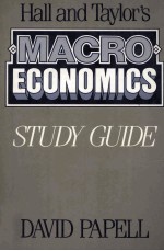 STUDY GUIDE HALL AND TAYLOR'S MACROECONOMICS