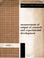 measurement of output of research and experimental development