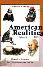 AMERICAN REALITIES:HISTORICAL EPISODES VOLUME 1 FOURTH EDITION