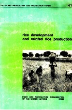 Rice developement and rainfed rice production