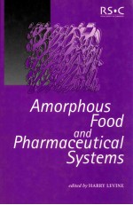 Amorphous food and pharmaceutical systems