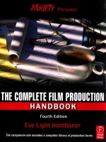 THE COMPLETE FILM PRODUCTION HANDBOOK  FOURTH EDITION