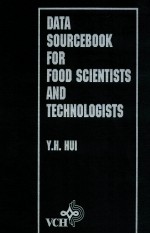 Data sourcebook for food scientist and technologists