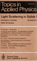 Light Scattering in Solids I