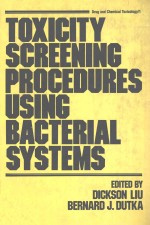 Toxicity screening procedures using bacterial systems