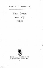 HOW GREEN WAS MY VALLEY