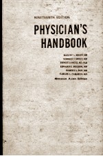 PHYSICIAN'S HANDBOOK  NINETEENTH EDITION