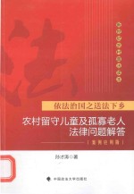 农村留守儿童及孤寡老人法律问题解答  案例应用版