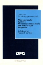 Macromolecular systems microscopic interactions and macroscopic properties