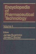 ENCYCLOPEDIA OF PHARMACEUTICAL TECHNOLOGY  VOLUME 4 DESIGN OF DRUGS TO DRYING AND DRIERS