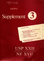 SUPPLEMENT 3 USP 22 NF 17