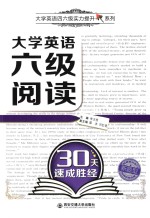 大学英语四六级实力提升系列  大学英语六级阅读30天速成胜经