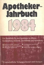 APOTHEKER-JAHRBUCH  1984