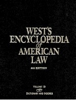 WEST'S ENCYCLOPEDIA OF AMERICAN LAW 2ND EDITION VOLUME 13 DICTIONARY AND INDEXES