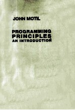 PROGRAMMING PRINCIPLES AN INTRODUCTION