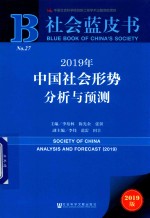 2019年中国社会形势分析与预测