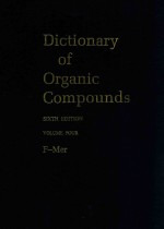 Dictionary of organic compounds volume four F—mer D—0-00001—M-0-00454