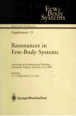 Resonances in Few-Body Systems