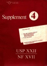 SUPPLEMENT 4 USP 22 NF 17