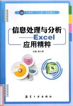 信息处理与分析  Excel应用精粹