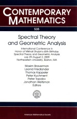 Spectral theory and geometric analysis : international conference in honor of Mikhail Shubin's 65th 