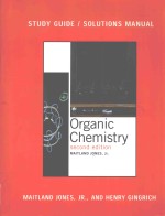 STUDY GUIDE/SOLUTIONS MANUAL FOR JONES'S ORGANIC CHEMISTRY  SECOND EDITION