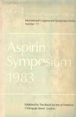 ASPIRIN SYMPOSIUM 1983