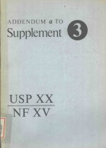 ADDENDUM A TO SUPPLEMENT 3  USP 20 NF 15