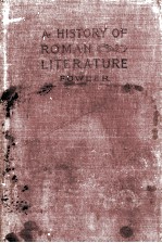 A HISTORY OF ROMAN LITERATURE