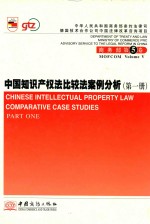 中国知识产权法比较法案例分析  第1册