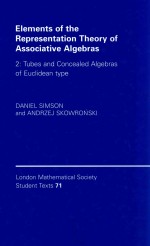 Elements of the representation theory of associative algebras volume 2 tubes and concealed algebras 