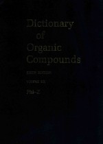 Dictionary of organic compounds volume six phl—z p—0-02797—Z-0-00015