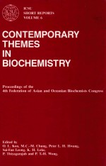 Contemporary themes in biochemistry proceedings of the fourth federation of asian and oceanian bioch