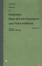 ANALYTICAL METHODS FOR PESTICIDES PLANT GROWTH REGULATORS AND FOOD ADDITIVES  VOLUME II  INSECTICIDE