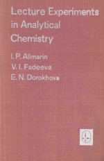 LECTURE EXPERIMENTS IN ANALYTICAL CHEMISTRY