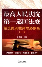 最高人民法院第一巡回法庭精选案例裁判思路解析  1