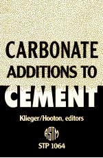 Carbonate additions to cement