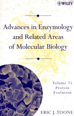 Advances in enzymology and related areas of molecular biology Volme 75 protein evolution